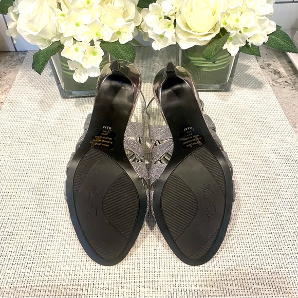 NIB Marc Fisher sparkly heels size 6.5 - Picture 3 of 4